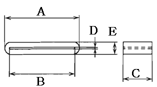 Ferrite Core for Flat Cables